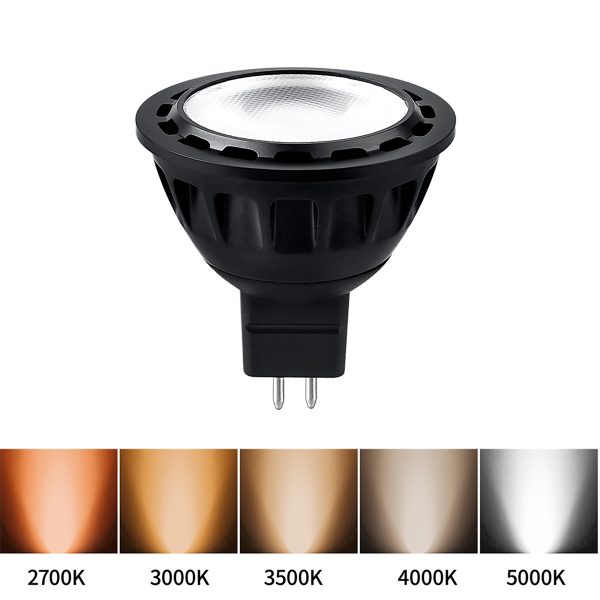 thumb 1 MR16 регулируемая, GU5.3, 12V, CCT 2700-5000K, 36/60°, 5W