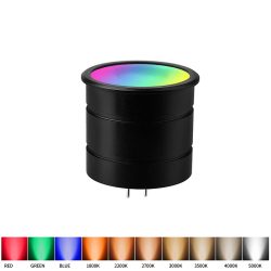 thumb MR11 регулируемая, GU4, 12V, RGBCW, 36/60°, 3W